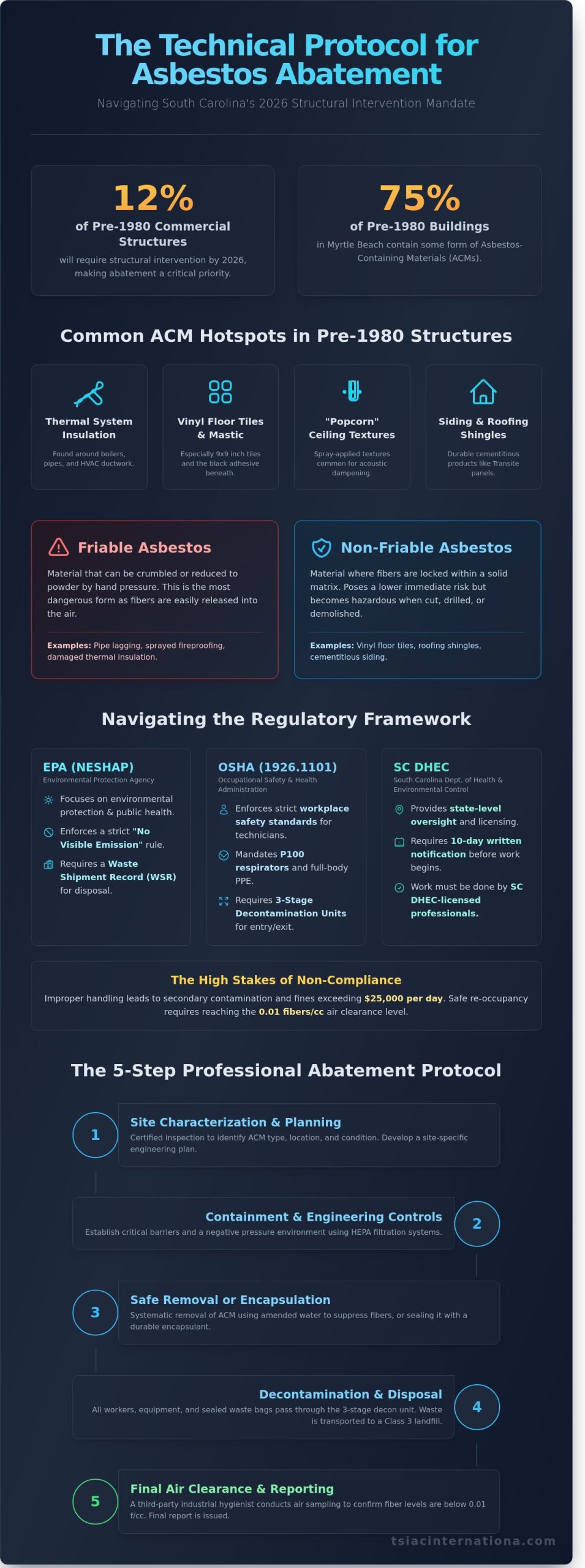 Asbestos Abatement in Myrtle Beach: A Professional How-To Guide for 2026