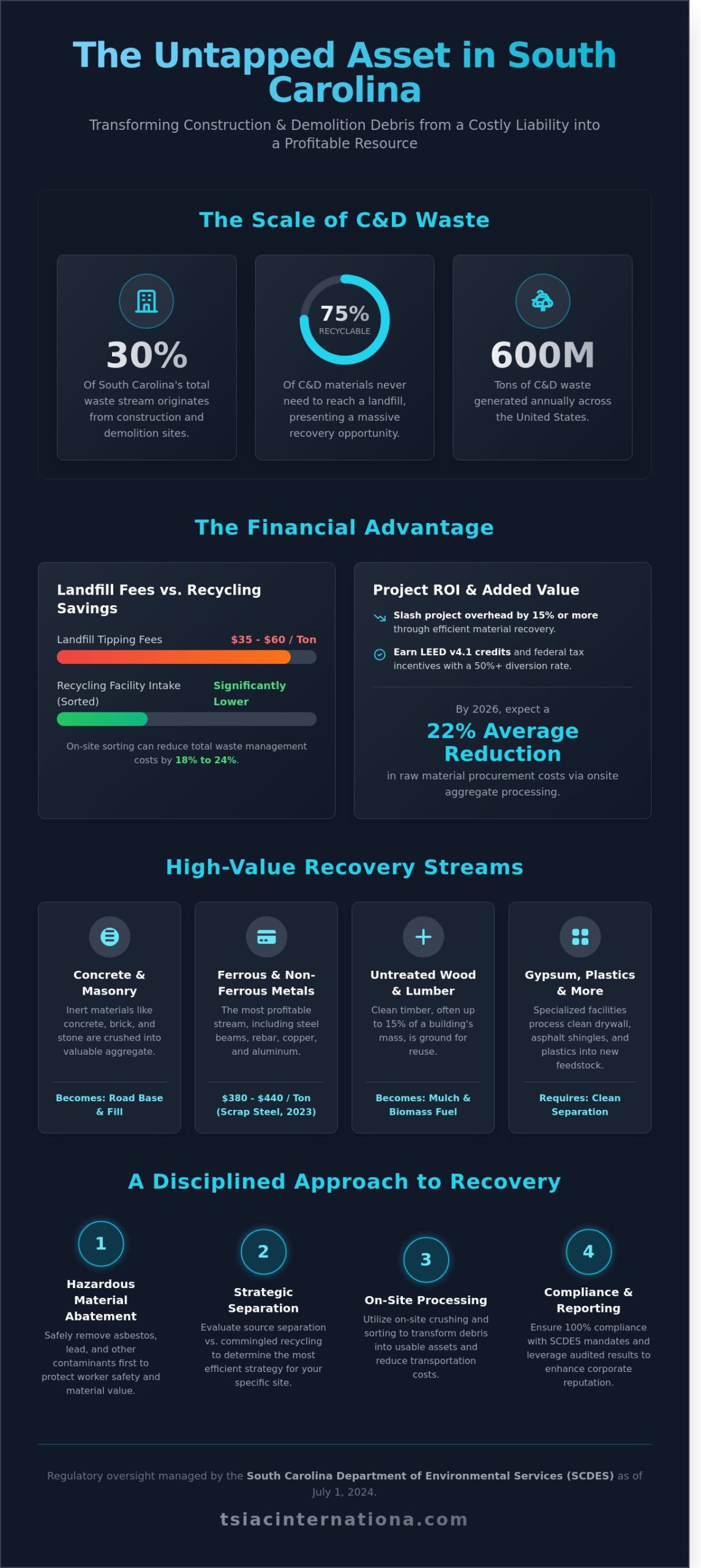 Demolition Debris Recycling in SC: A Guide to Sustainable Material Management