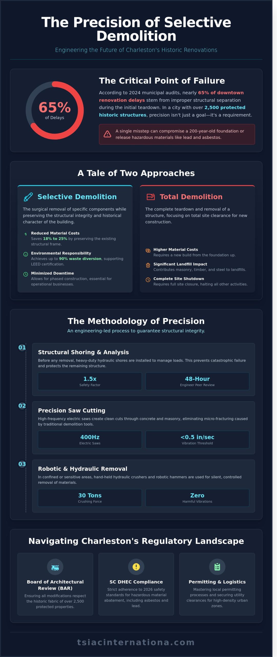 Selective Demolition in Charleston, SC: The 2026 Guide to Precision Removals