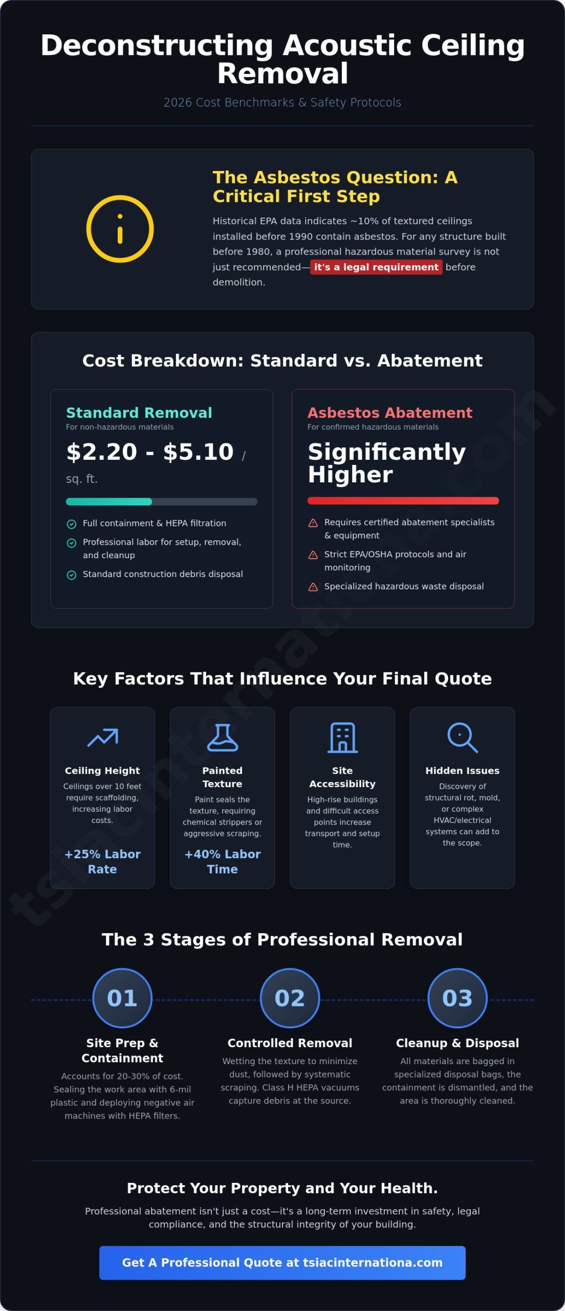 Acoustic Ceiling Removal Cost: The 2026 Comprehensive Pricing & Safety Guide