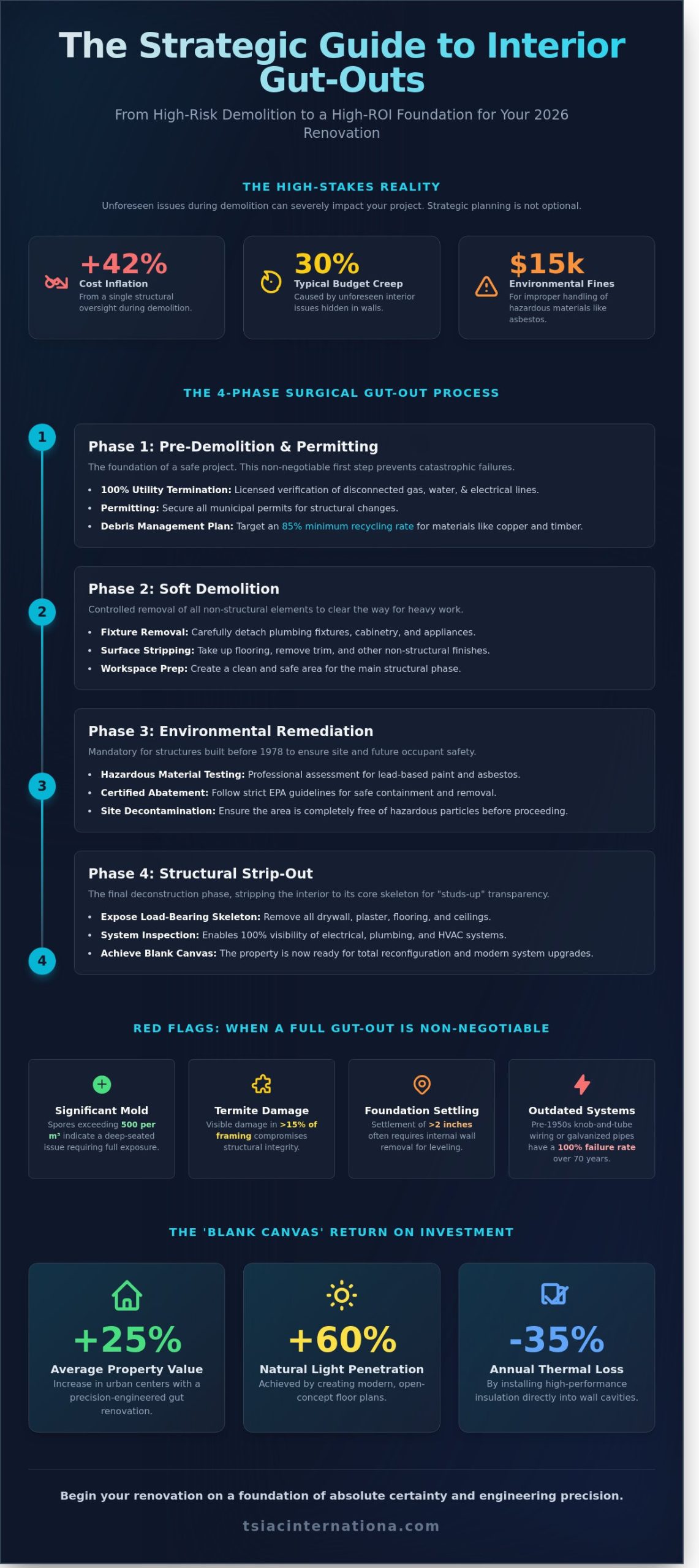 Interior Gutting for Renovation: A Complete 2026 Strategic Guide