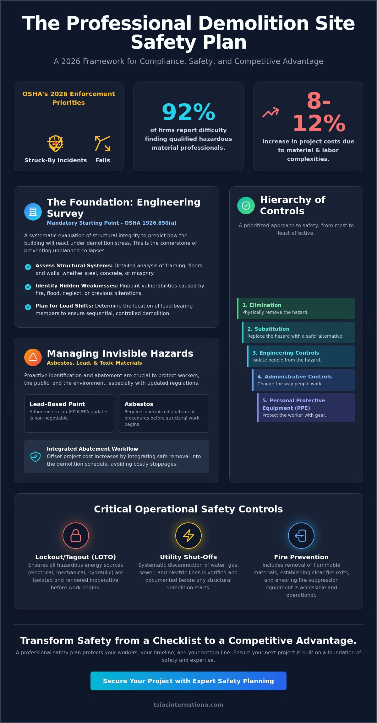 Demolition Site Safety Plan: A Strategic Guide to Risk Mitigation in 2026