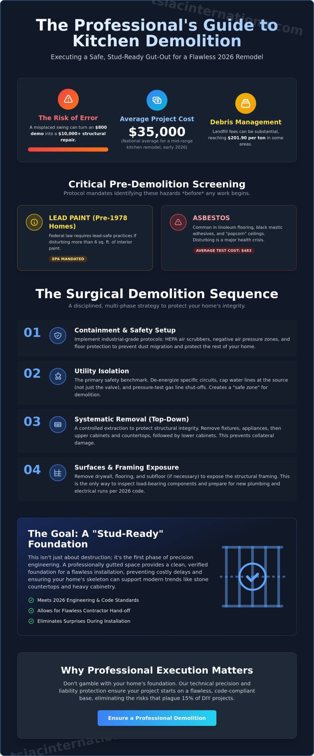 Gutting a Kitchen for Remodel: The 2026 Professional Guide to Safe Demolition