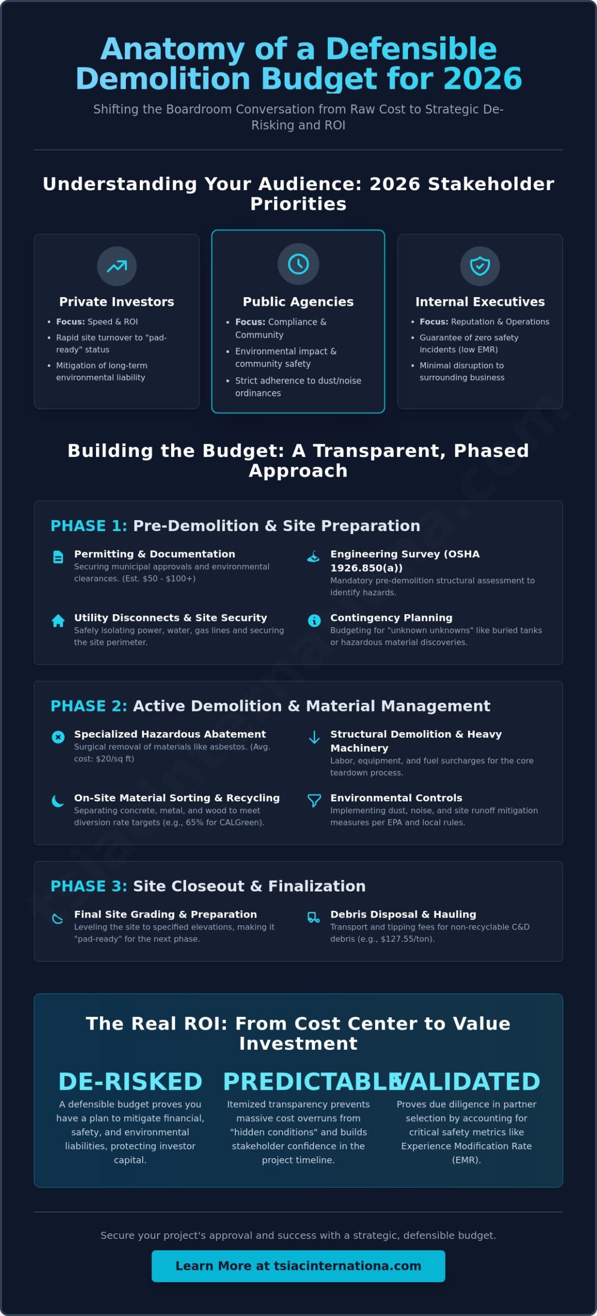 Presenting a Demolition Budget to Stakeholders: A 2026 Strategic Guide