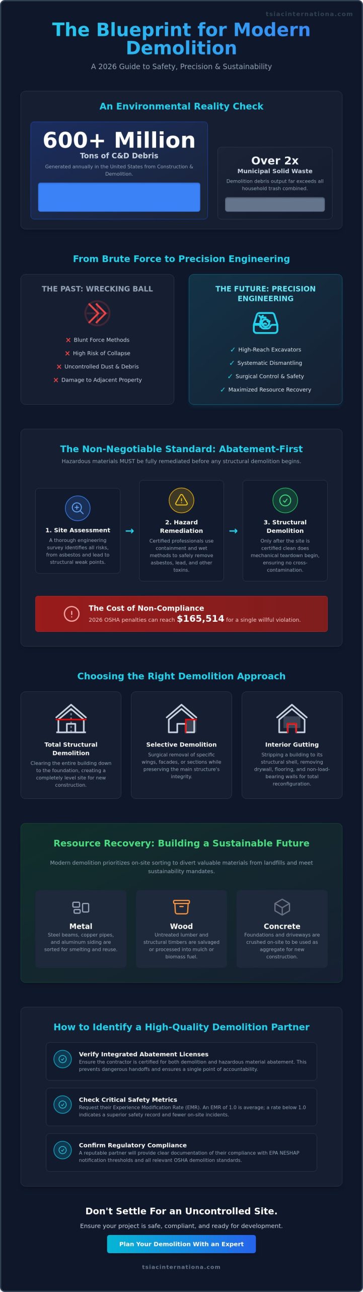 Residential Demolition Services: The 2026 Homeowner’s Guide to Safe Structural Removal