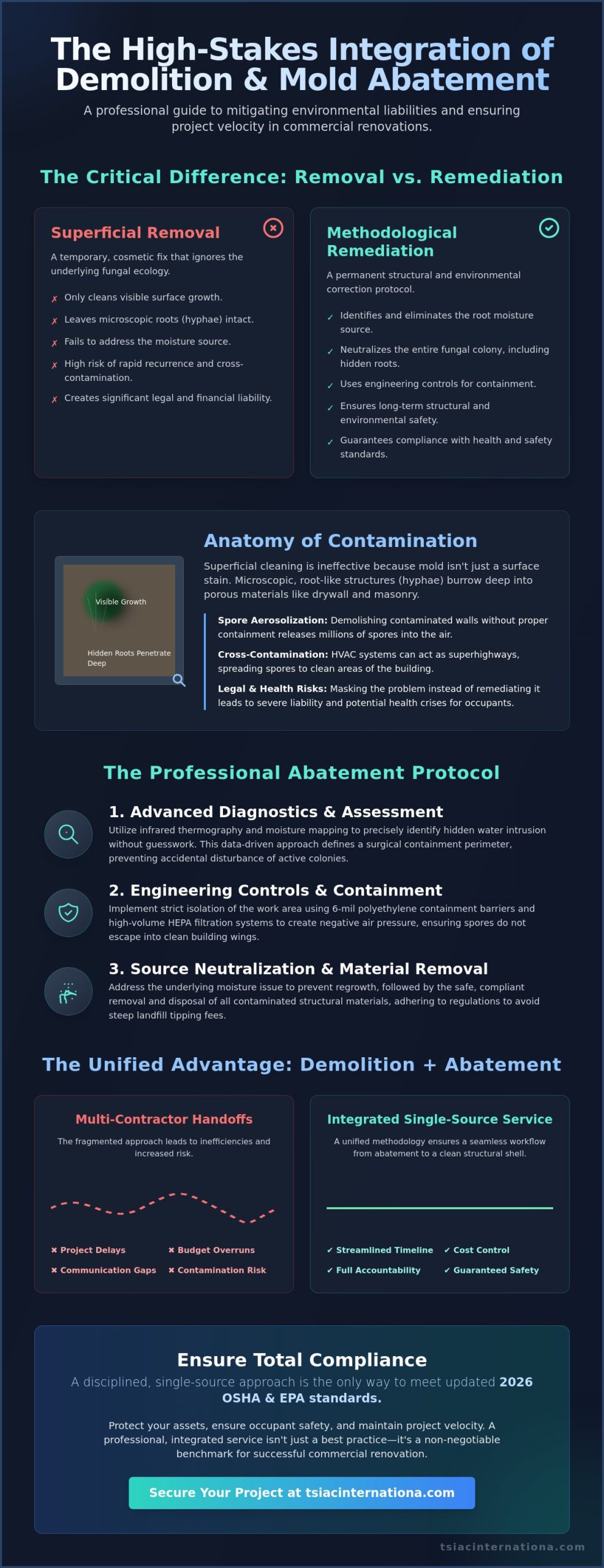 Commercial Mold Remediation & Interior Demolition Services: The 2026 Professional Guide
