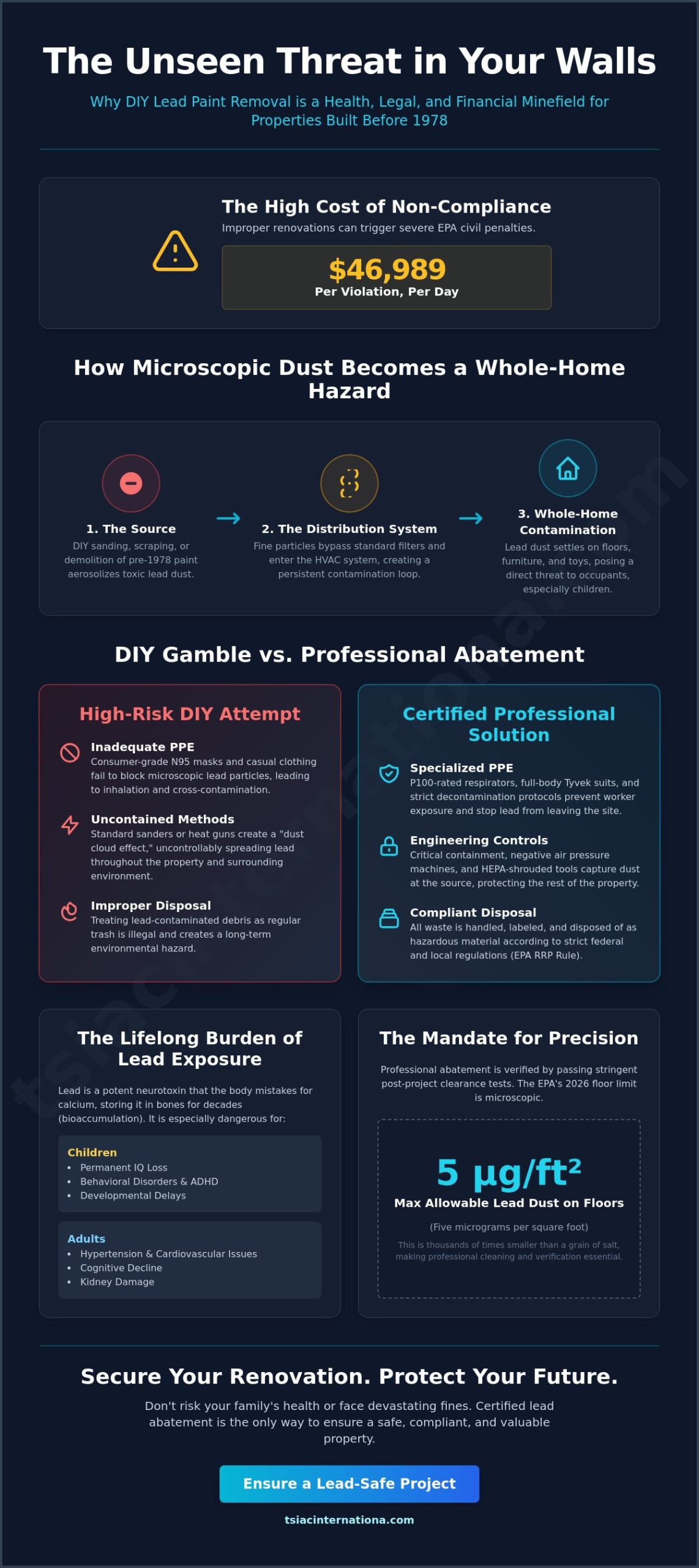 Risks of DIY Lead Paint Removal: Why Professional Abatement is Non-Negotiable in 2026