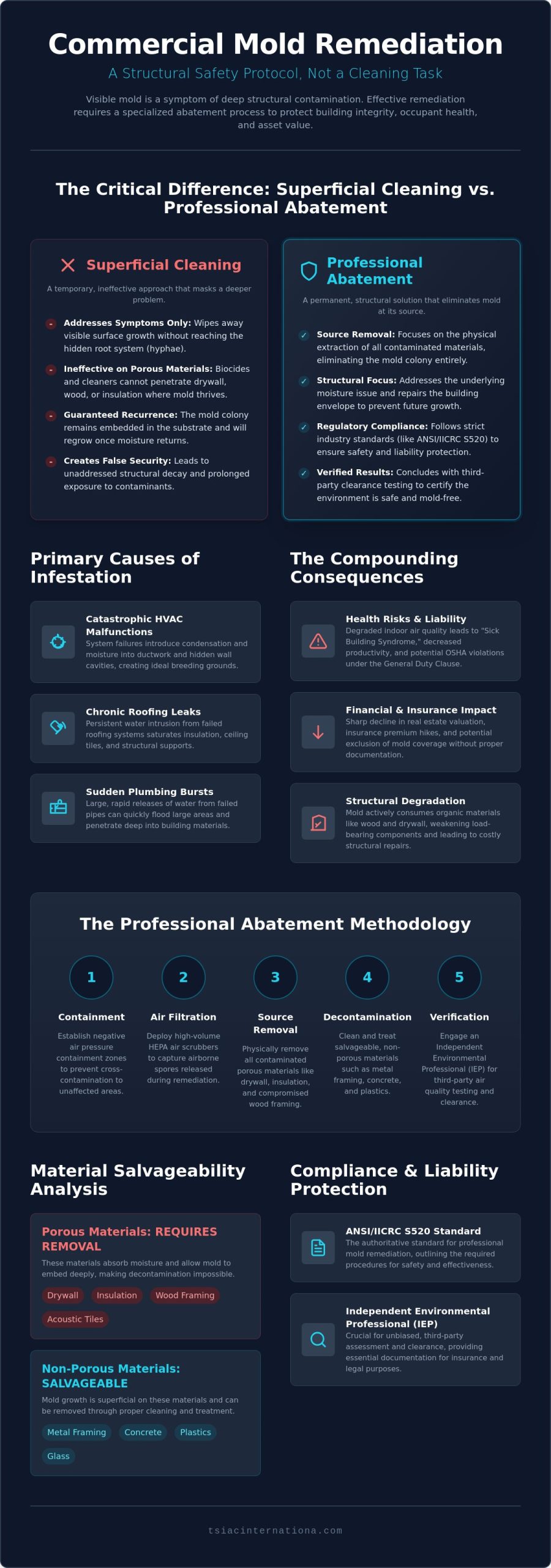 Professional Commercial Mold Removal Services: The 2026 Abatement Guide
