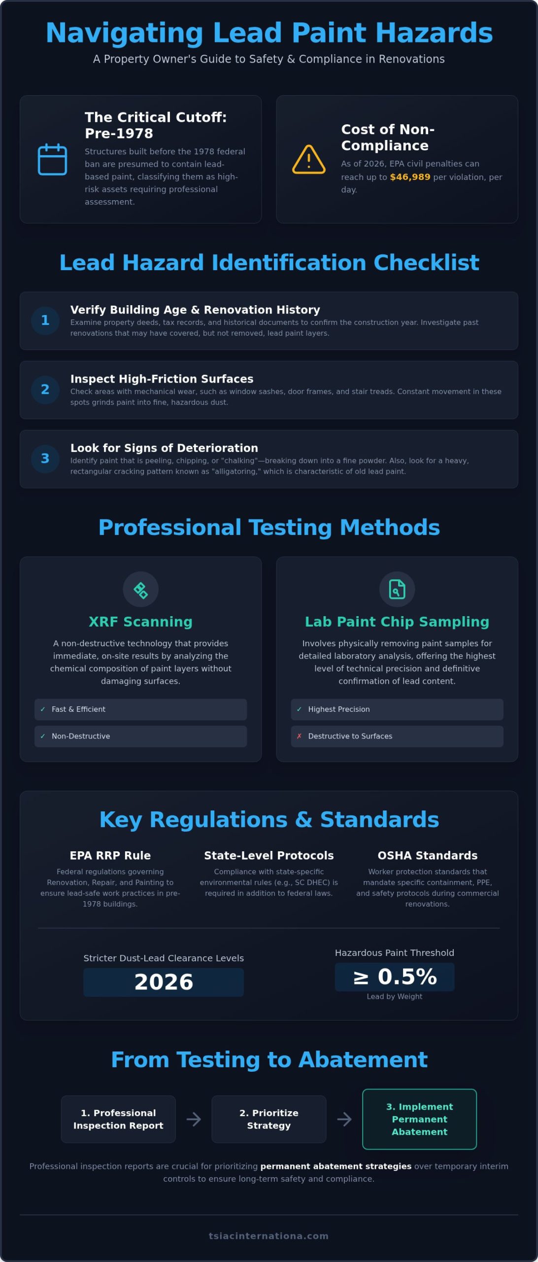 Lead Paint Testing in South Carolina: The 2026 Property Owner’s Checklist