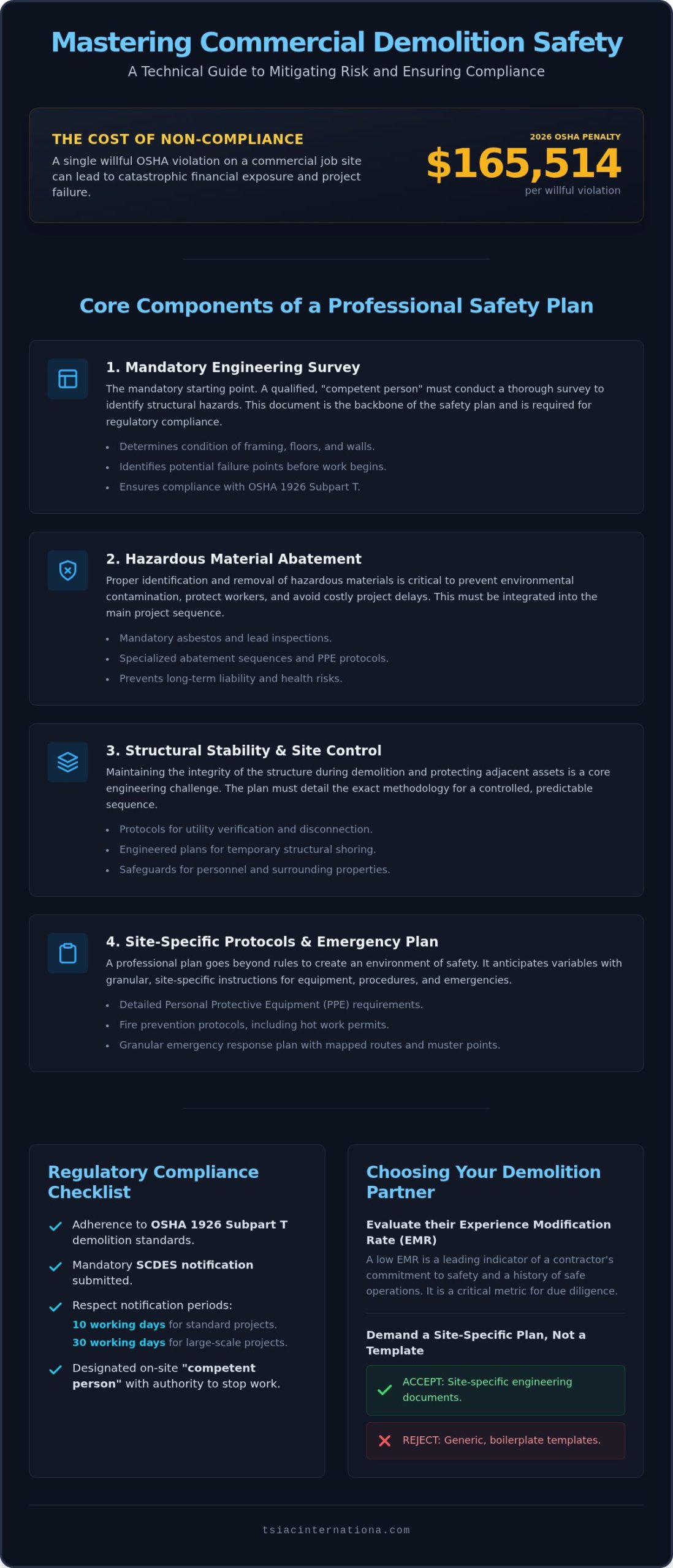 The Comprehensive Guide to Commercial Demolition Safety Plans in 2026