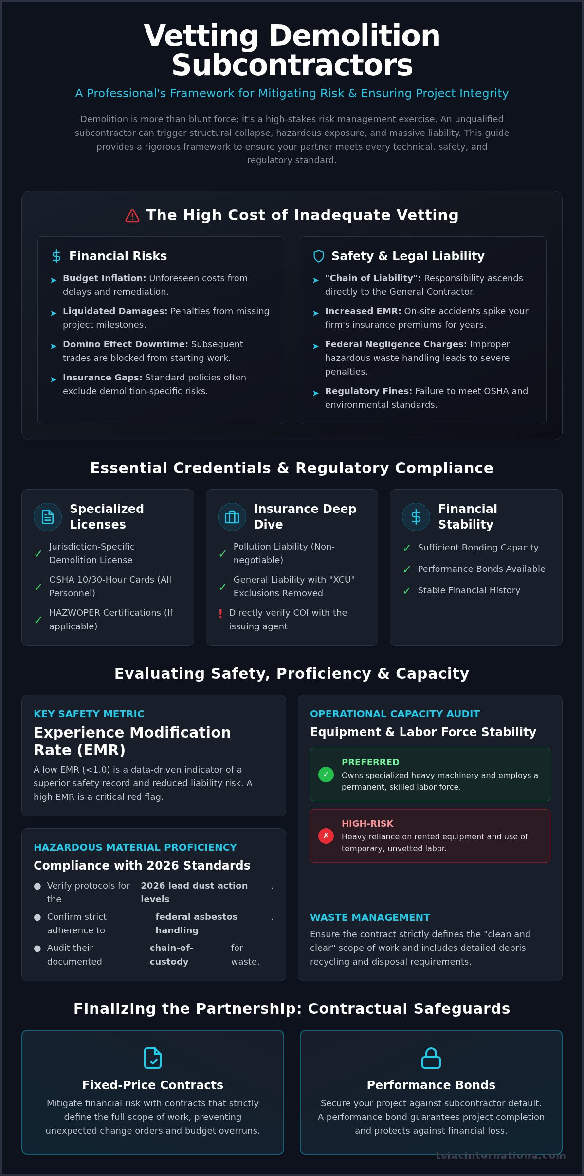 How to Vet a Demolition Subcontractor: A 2026 Professional Guide