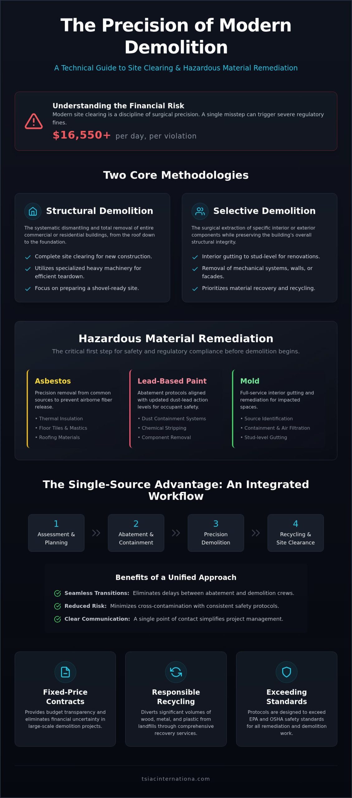 TSIAC International FAQ: Expert Answers on Demolition and Abatement