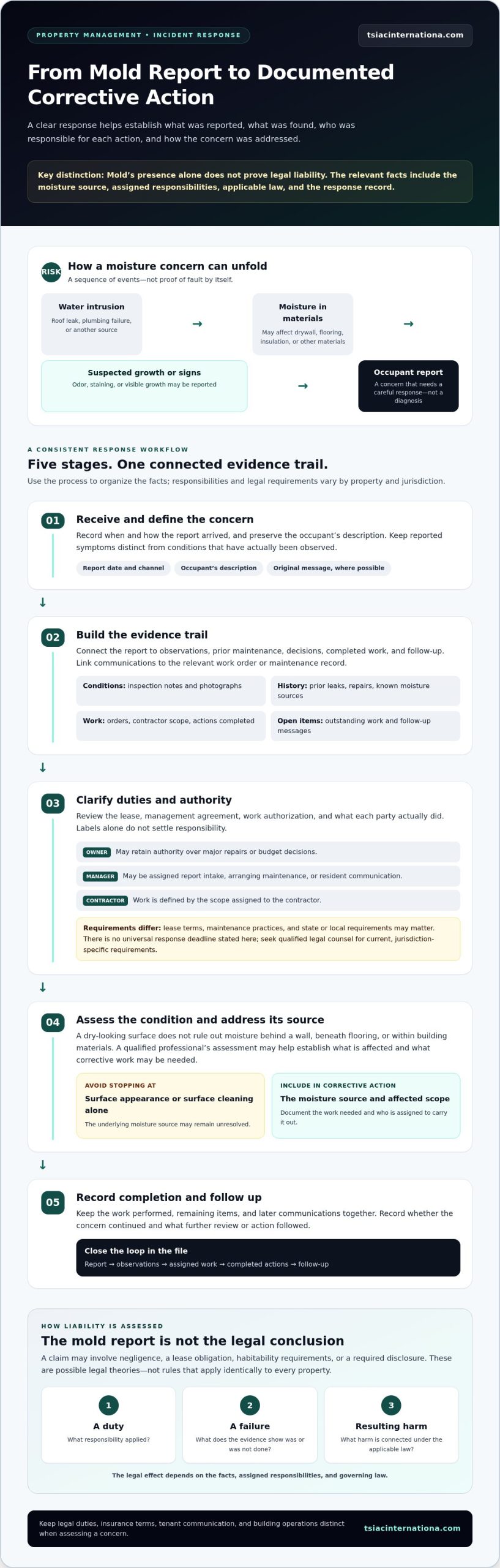 2026 Mold Liability Guide for Property Managers